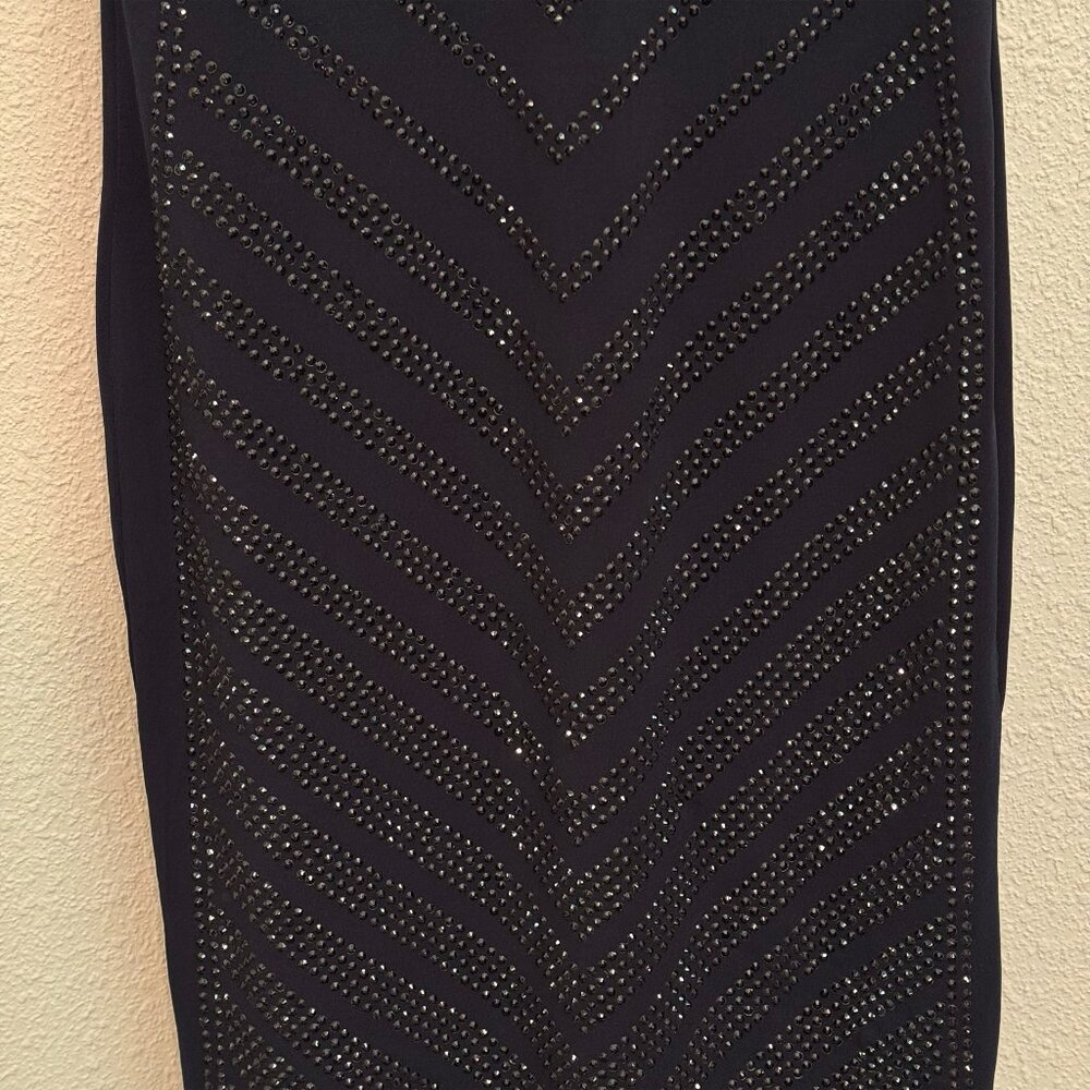 Philosophy Black Rhinestone Pattern Sleeveless Na… - image 5